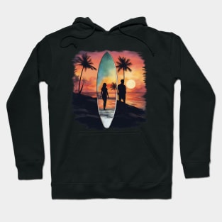 surfer beach Hoodie